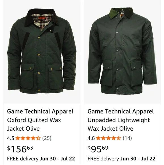 Green Military Field Jacket with Corduroy Trim - Picture 2 of 4